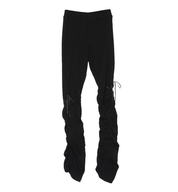 EVRIS「ドロストギャザーリブフレアパンツ」|その他|