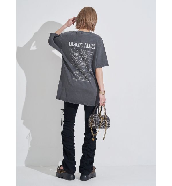 EVRIS「ドロストギャザーリブフレアパンツ」|その他|