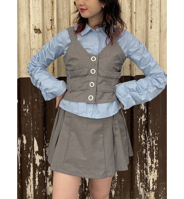 jouetie「ベルトビスチェ【セットアップ対応】」|タンクトップ|グレー