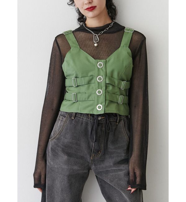 jouetie「ベルトビスチェ【セットアップ対応】」|タンクトップ|