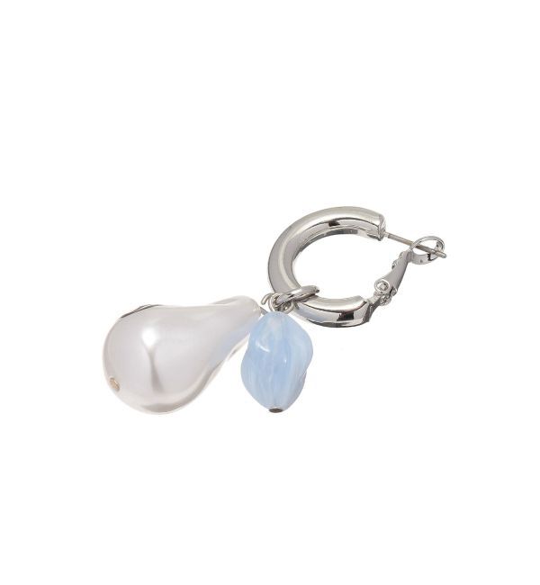 jouetie「ロゴパールストーンピアス」|ピアス|