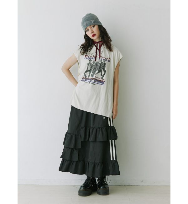 jouetie「ヴィンテージグラフィックノースリーブTシャツ」|Tシャツ・カットソー|