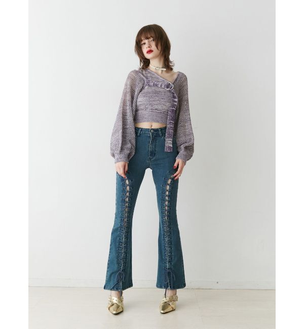 jouetie「メッシュボレロアンサンブル」|カーディガン|