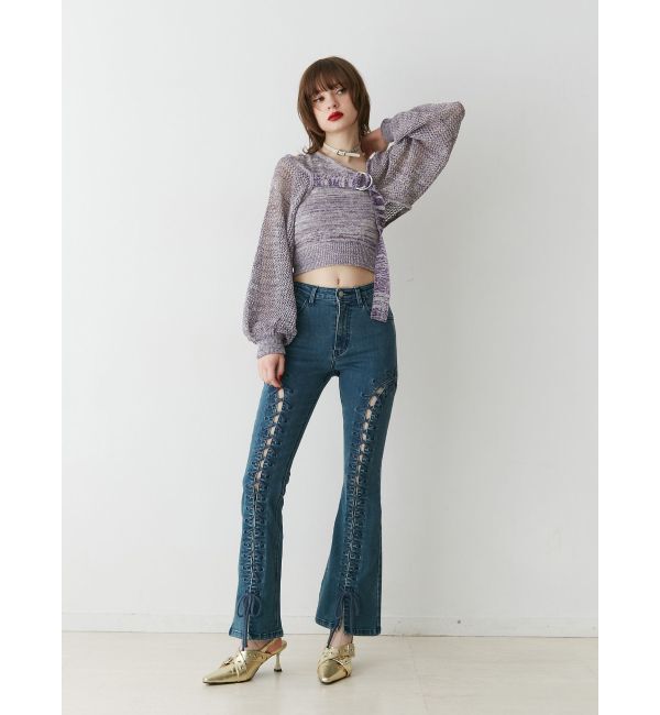 jouetie「メッシュボレロアンサンブル」|カーディガン|