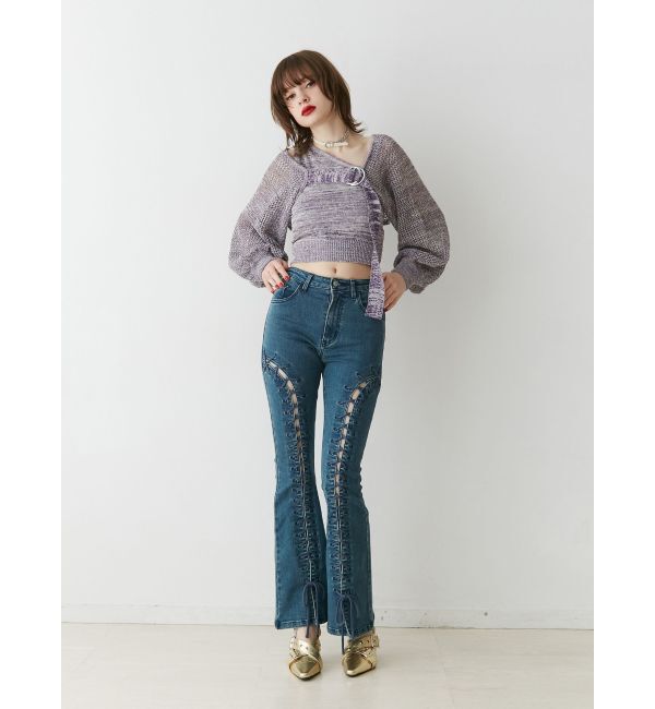 jouetie「メッシュボレロアンサンブル」|カーディガン|