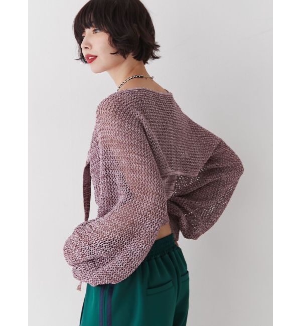 jouetie「メッシュボレロアンサンブル」|カーディガン|