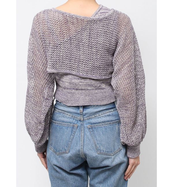 jouetie「メッシュボレロアンサンブル」|カーディガン|