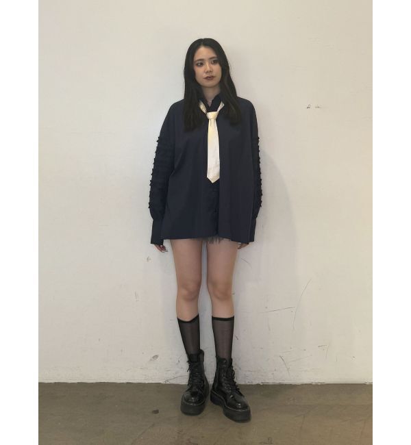 jouetie「スリーブフリルルーズタイシャツ【セットアイテム】」|シャツ・ブラウス|