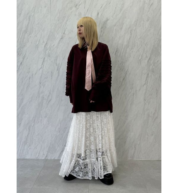 jouetie「スリーブフリルルーズタイシャツ【セットアイテム】」|シャツ・ブラウス|