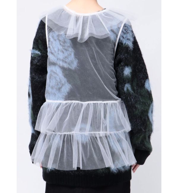 jouetie「チュールドレープフリルベスト」|シャツ・ブラウス|
