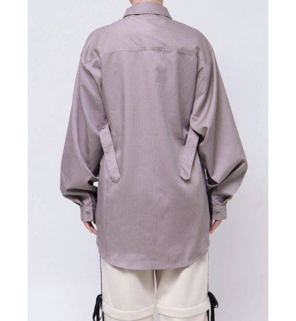 jouetie「ロングスリーブネクタイチュニックシャツ」|シャツ・ブラウス|