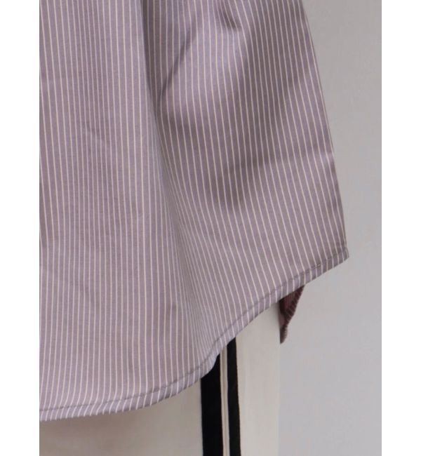 jouetie「ロングスリーブネクタイチュニックシャツ」|シャツ・ブラウス|