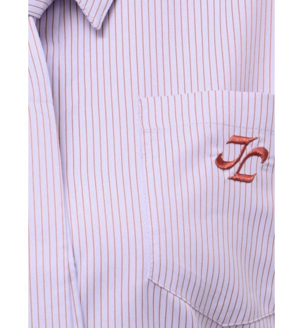 jouetie「ロングスリーブネクタイチュニックシャツ」|シャツ・ブラウス|