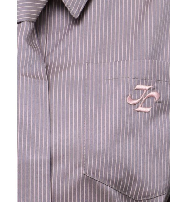 jouetie「ロングスリーブネクタイチュニックシャツ」|シャツ・ブラウス|