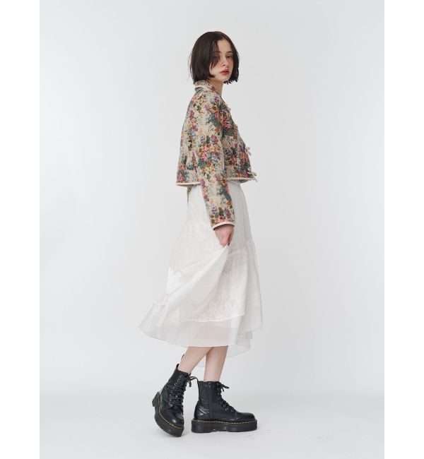 jouetie「レースアシメフリルスカート」|スカート|