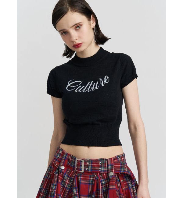 jouetie「ロゴジャガードコンパクトニット」|ニット・セーター|