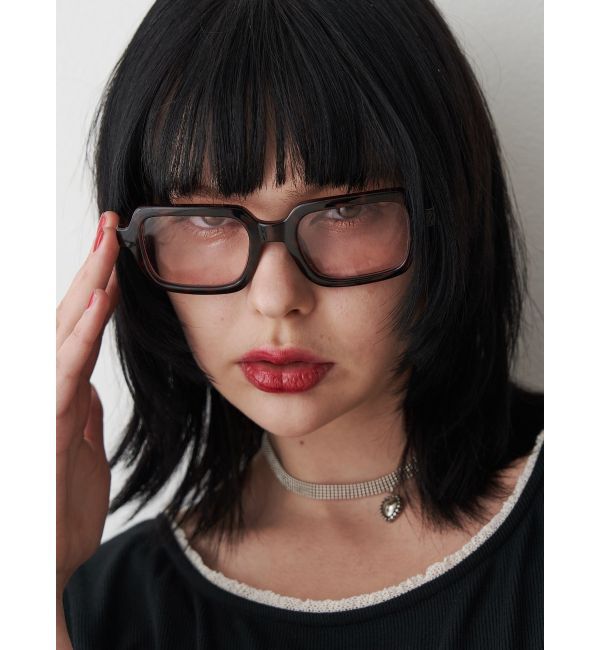 jouetie「スクエアフレームカラーサングラス」|サングラス|