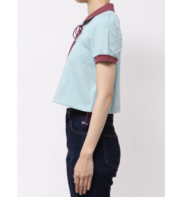 jouetie「レースアップポロトップス」|Tシャツ・カットソー|