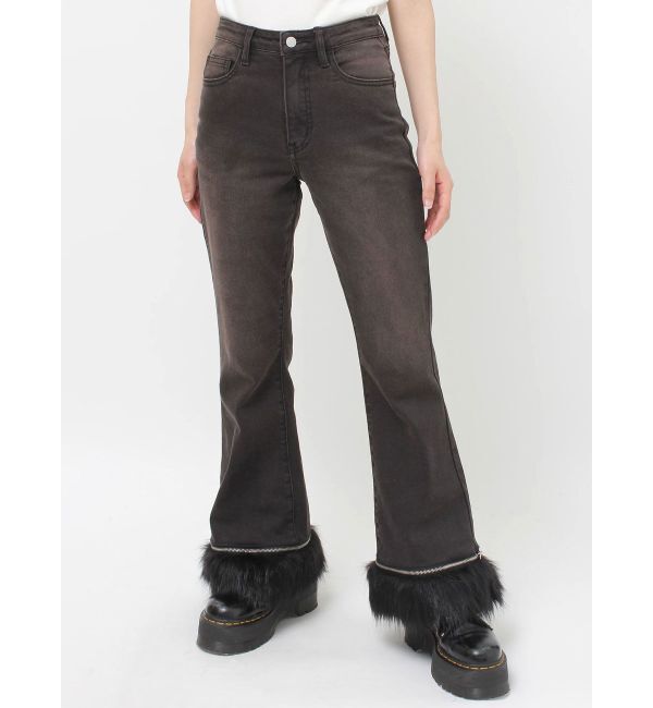 jouetie「ファードッキングフィットフレアデニム」|デニム|