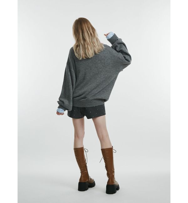 jouetie「DOGジャガードルーズニット」|ニット・セーター|