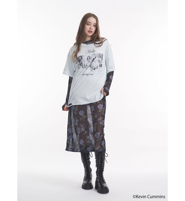 jouetie「【KevinCummins&times;jouetie】フォトダメージBIGTシャツ」|Tシャツ・カットソー|