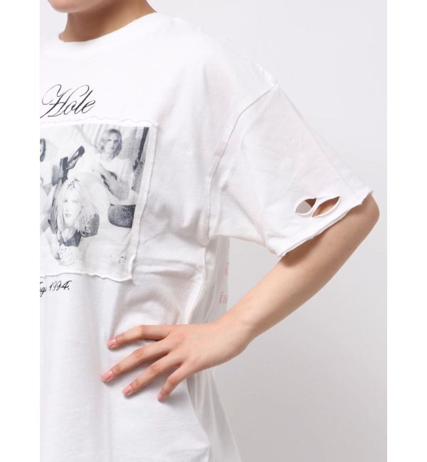 jouetie「【KevinCummins&times;jouetie】フォトダメージBIGTシャツ」|Tシャツ・カットソー|