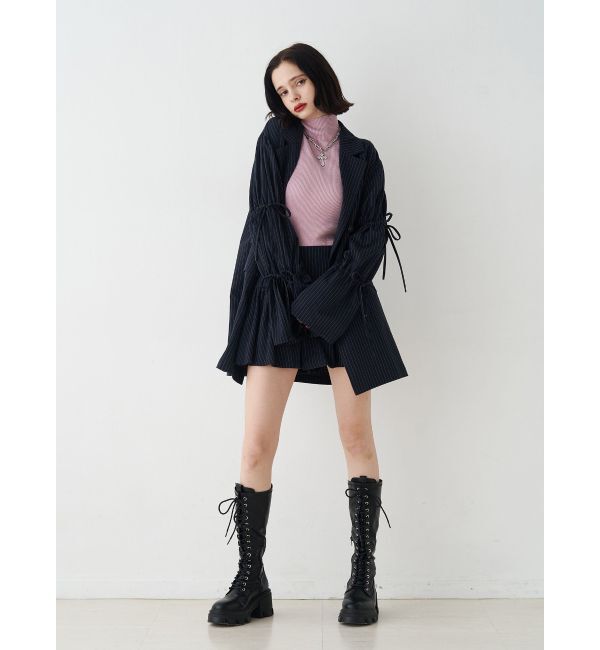 jouetie「リボンスリーブジャケットミニワンピース」|ワンピース|