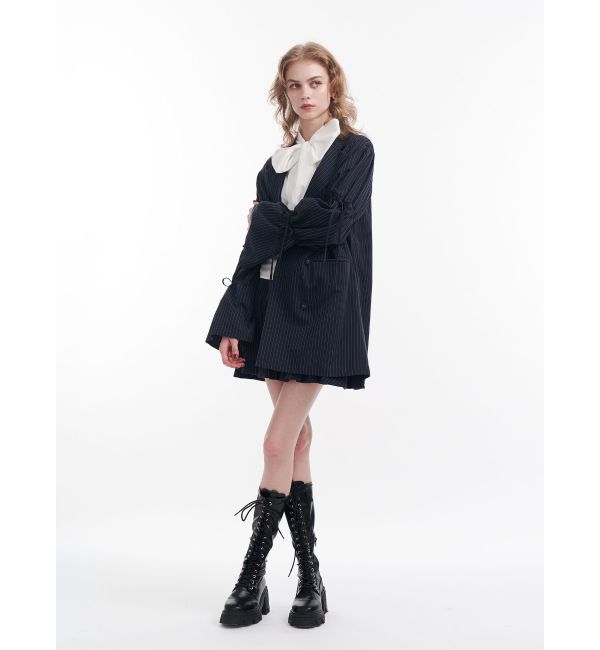 jouetie「リボンスリーブジャケットミニワンピース」|ワンピース|