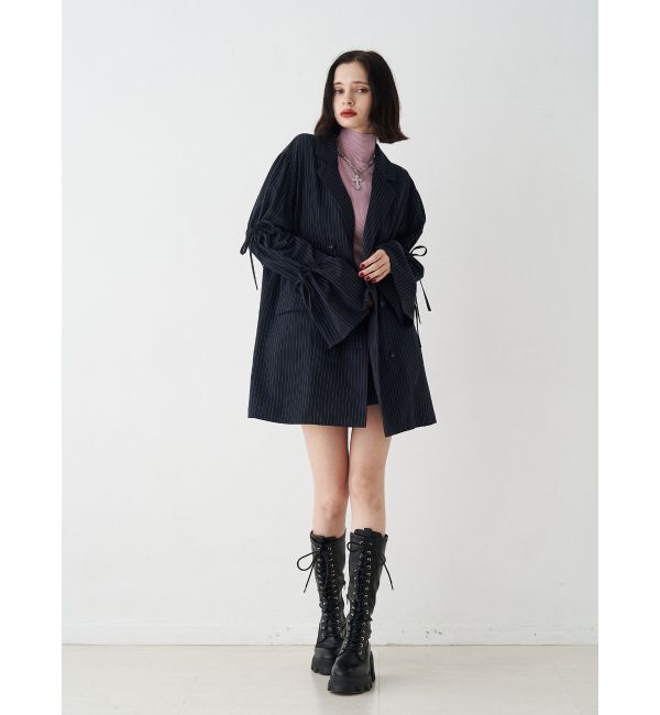 jouetie「リボンスリーブジャケットミニワンピース」|ワンピース|