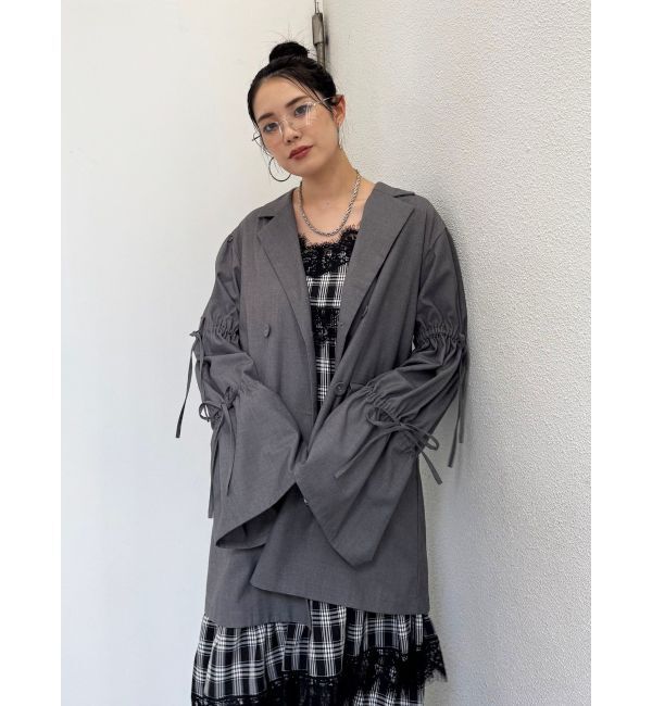 jouetie「リボンスリーブジャケットミニワンピース」|ワンピース|