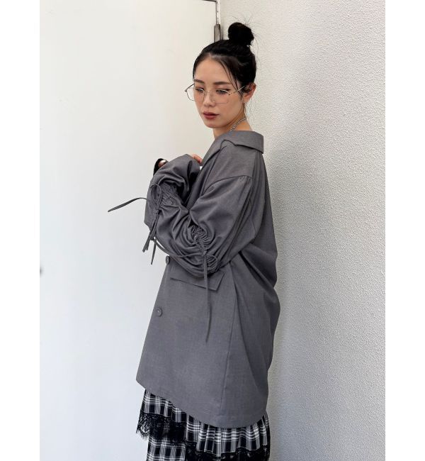 jouetie「リボンスリーブジャケットミニワンピース」|ワンピース|