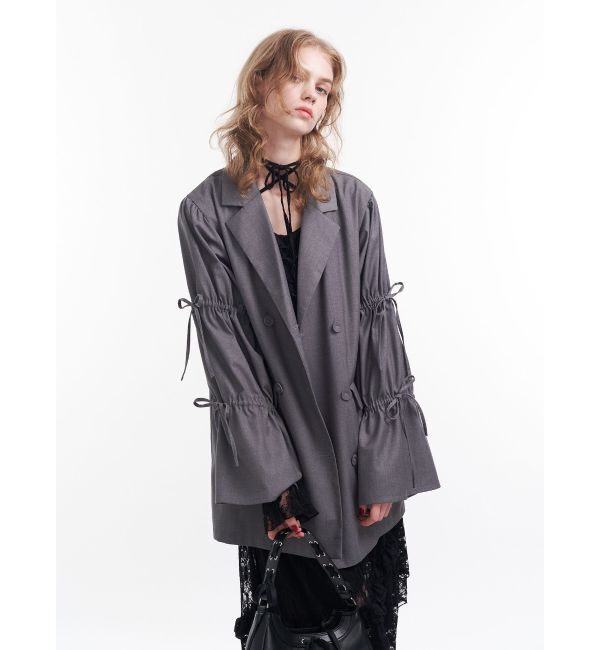 jouetie「リボンスリーブジャケットミニワンピース」|ワンピース|