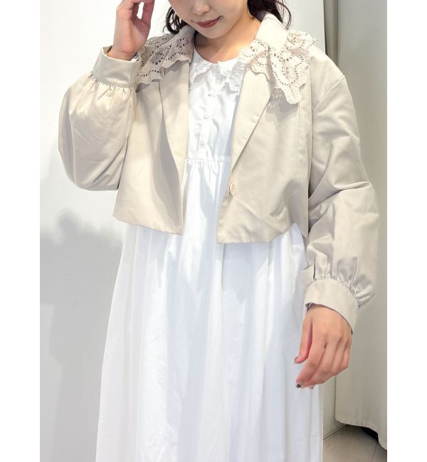 merry jenny「レースカラーショートジャケット」|その他|