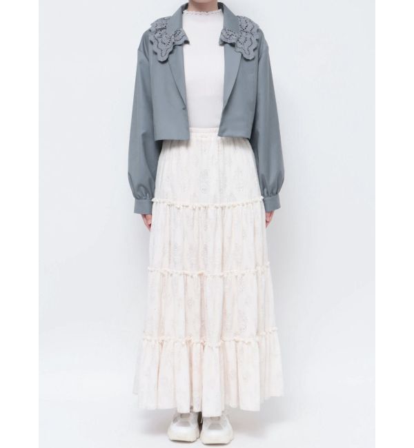 merry jenny「レースカラーショートジャケット」|その他|