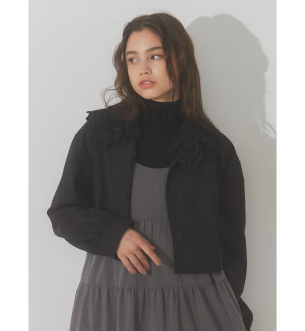 merry jenny「レースカラーショートジャケット」|その他|