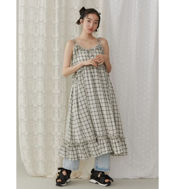 merry jenny「petit ribbonデニムパンツ」|デニム|