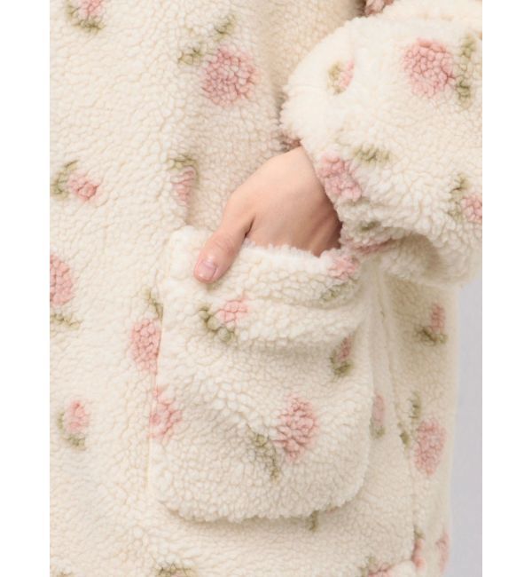 merry jenny「flowerボアブルゾン」|ブルゾン・スタジャン|