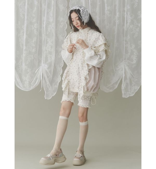 merry jenny「floralコンビフーディージャケット」|その他|