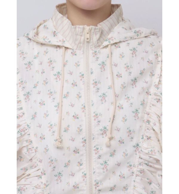 merry jenny「floralコンビフーディージャケット」|その他|
