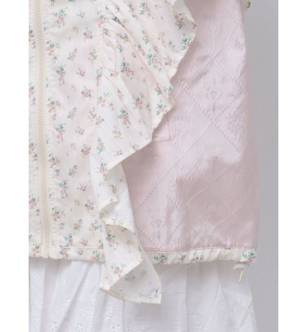 merry jenny「floralコンビフーディージャケット」|その他|