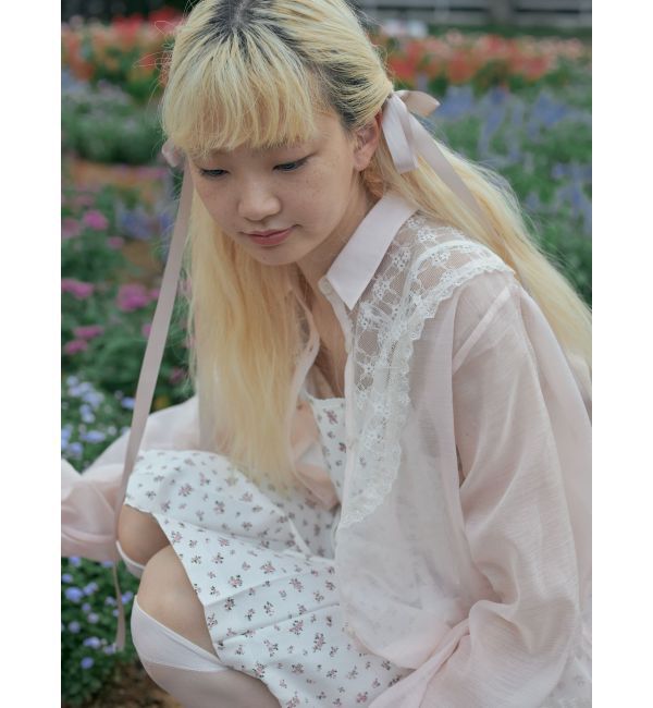 merry jenny「flowerプリーツミニワンピース」|ワンピース|