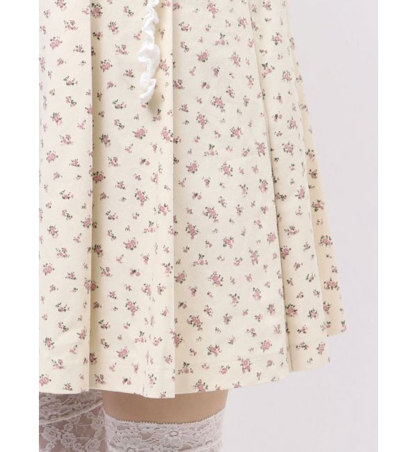 merry jenny「flowerプリーツミニワンピース」|ワンピース|