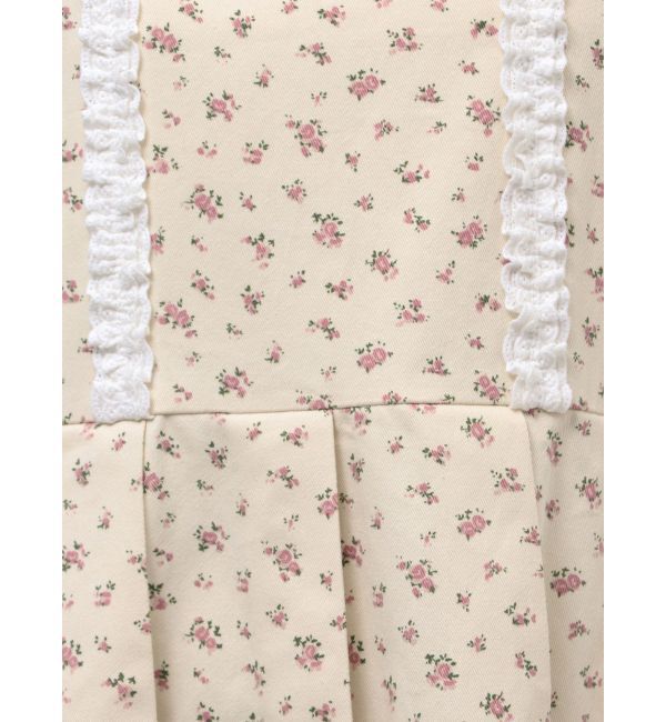 merry jenny「flowerプリーツミニワンピース」|ワンピース|