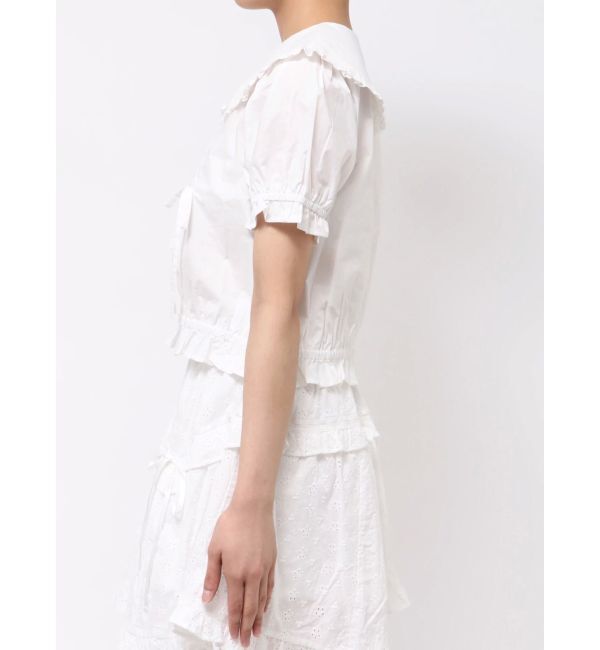 merry jenny「タックリボンブラウス」|シャツ・ブラウス|