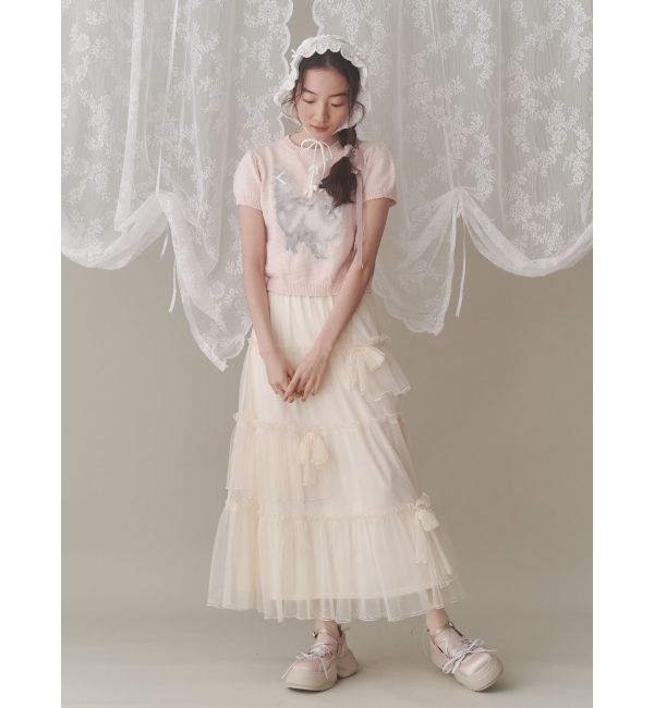 merry jenny「CATribbonニット」|ニット・セーター|