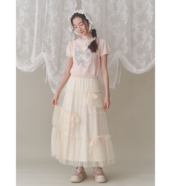 merry jenny「CATribbonニット」|ニット・セーター|