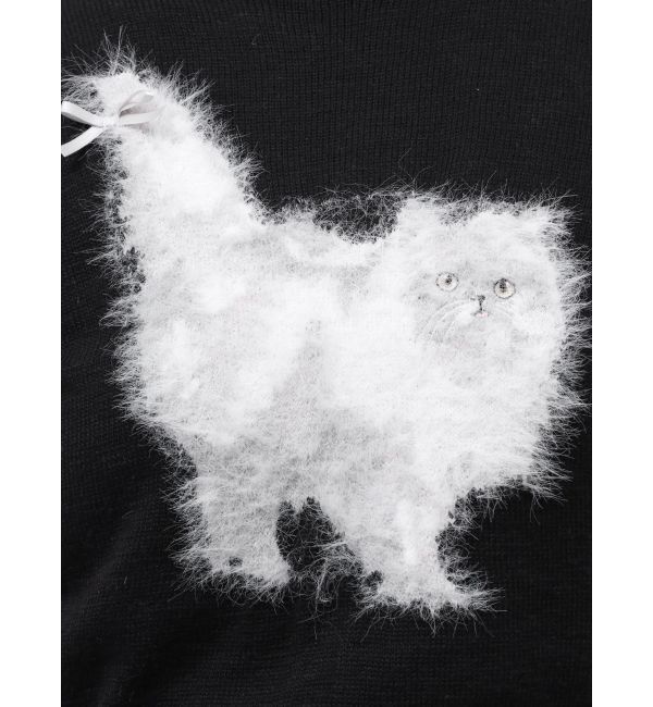 merry jenny「CATribbonニット」|ニット・セーター|