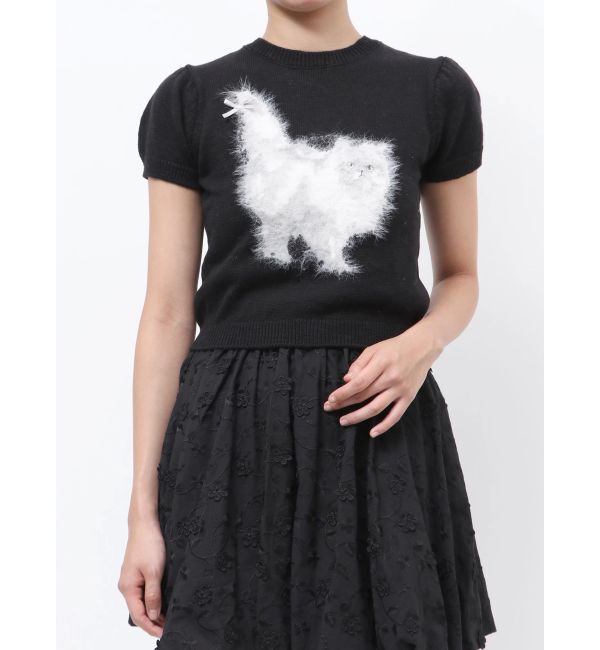 merry jenny「CATribbonニット」|ニット・セーター|