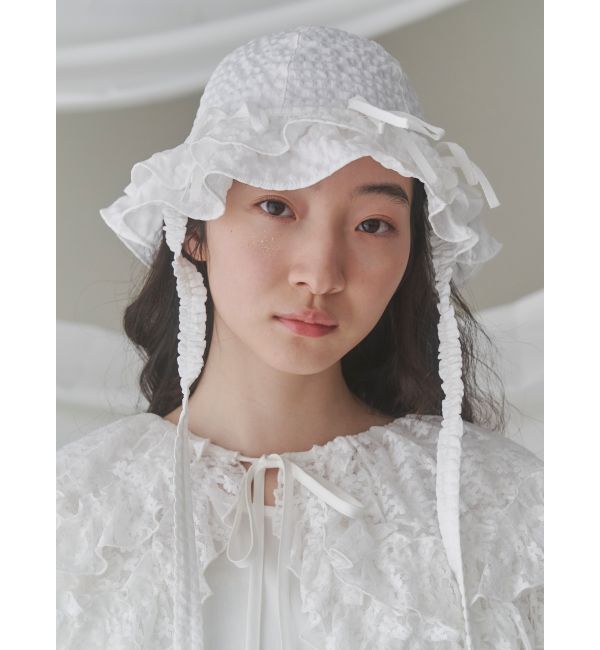 merry jenny「ribbonフリルハット」|ハット|