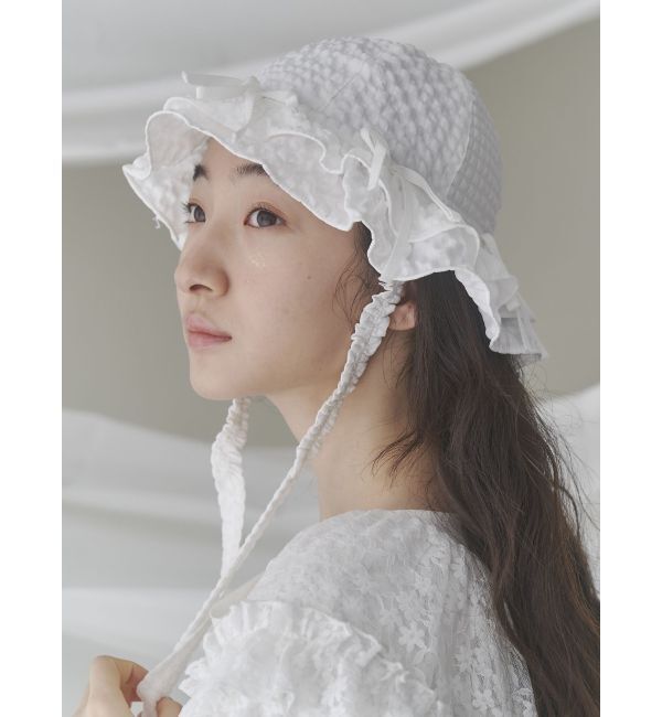 merry jenny「ribbonフリルハット」|ハット|